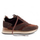 Zapatillas cuña Gioseppo landfall marrones con cuña interior - Querol online