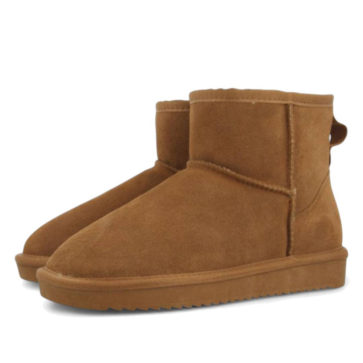 Botines planos Gioseppo gilliam estilo australiana de caña media - Querol online