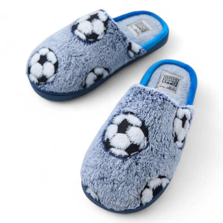 Zapatillas casa Gioseppo shafer con pelotas de fútbol - Querol online