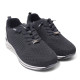 Zapatillas cuña Treintas negras con panel trasero efecto serpiente - Querol online
