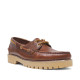 Zapatos planos Redlove amaya marrón estilo náutico de piel - Querol online
