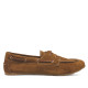 Zapatos planos Redlove maite marrones estilo náutico de ante - Querol online