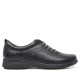 Zapatos planos Treintas negros con cordones elásticos y tres tachuelas redondas - Querol online