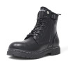 Botines Levi's catherine negros de estilo militar con logo trasero
