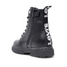 Botines Levi's catherine negros de estilo militar con logo trasero