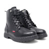 Botins Levi's catherine negres d'estil militar amb logo posterior