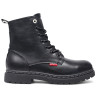 Botins Levi's catherine negres d'estil militar amb logo posterior