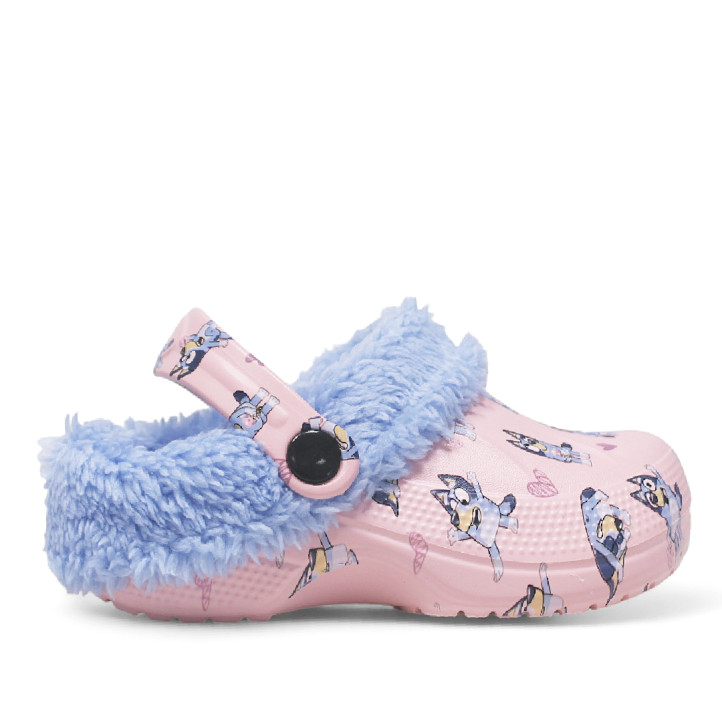 Espardenyes casa Cerda roses i liles de bluey estil esclop amb borreguet - Querol online