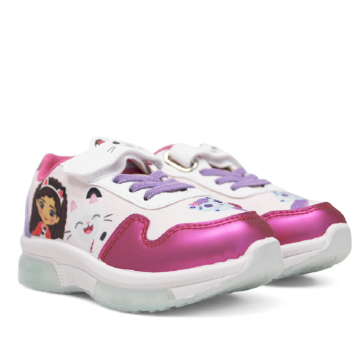 Zapatillas deporte Cerda rosas y lilas de gabby's dollhouse con luces - Querol online