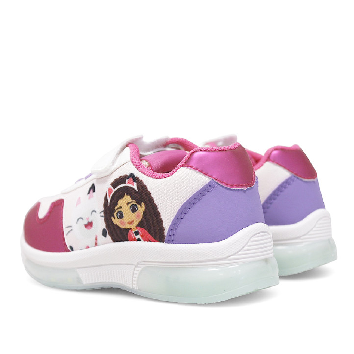 Zapatillas deporte Cerda rosas y lilas de gabby's dollhouse con luces - Querol online