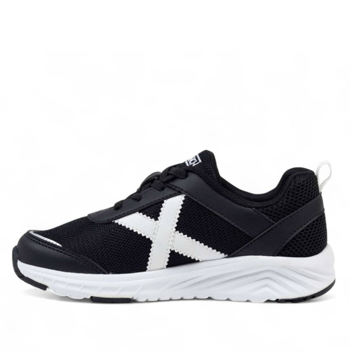 Zapatillas deporte Munich fun kid 02 negras y blancas - Querol online