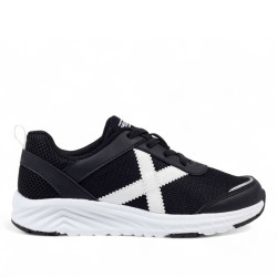 Zapatillas deporte Munich fun kid 02 negras y blancas