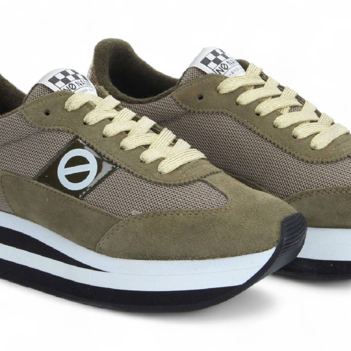 Zapatillas urban No Name flex m jogger khaki/gold - Querol online