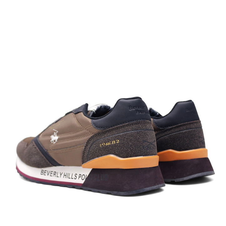 Zapatos sport U.S. POLO ASSN. king power marrones con diferentes texturas y tonos - Querol online