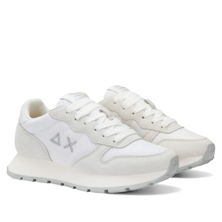 Zapatillas urban Sun68 ally glitter bianco - Querol online