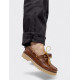Zapatos planos Redlove amaya marrón estilo náutico de piel - Querol online