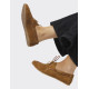 Zapatos planos Redlove maite marrones estilo náutico de ante - Querol online