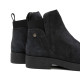 BOTINES DE PIEL CARBON CON ELÁSTICOS ANNA PORRONET - Querol online