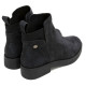 BOTINES DE PIEL CARBON CON ELÁSTICOS ANNA PORRONET - Querol online