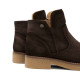 BOTINES DE PIEL MOKA CON CREMALLERA ADELE PORRONET - Querol online