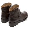 BOTINES DE PIEL MOKA CON CREMALLERA BÁRBARA PORRONET