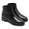 BOTINES DE PIEL NEGROS CON CREMALLERA BÁRBARA PORRONET
