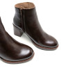 BOTINES DE PIEL DE TACÓN MOKA RANIA PORRONET