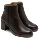 BOTINES DE PIEL DE TACÓN MOKA RANIA PORRONET - Querol online