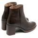 BOTINES DE PIEL DE TACÓN MOKA RANIA PORRONET - Querol online