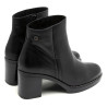 BOTINES DE PIEL DE TACÓN NEGRO RANIA PORRONET