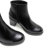 BOTINES DE PIEL DE TACÓN NEGRO RANIA PORRONET