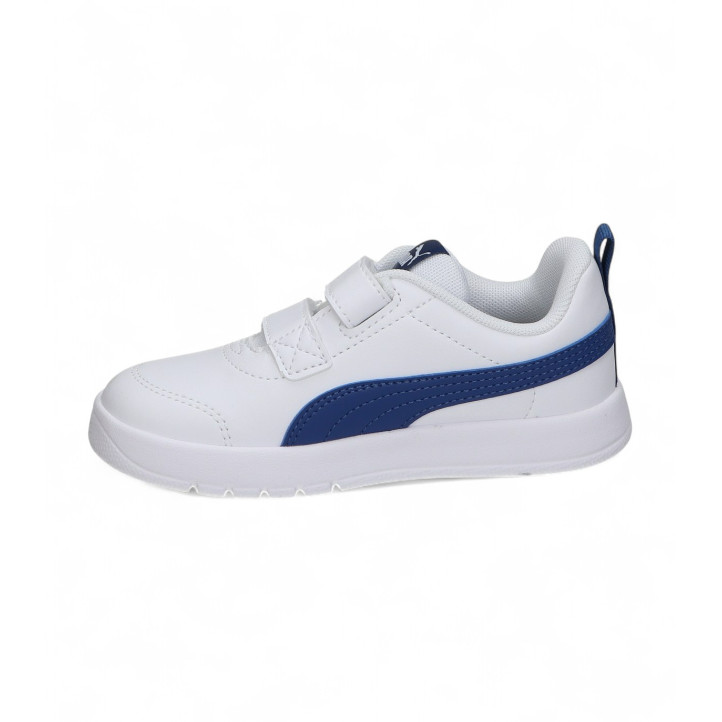 Zapatillas deporte Puma courtflex blancas y azules - Querol online