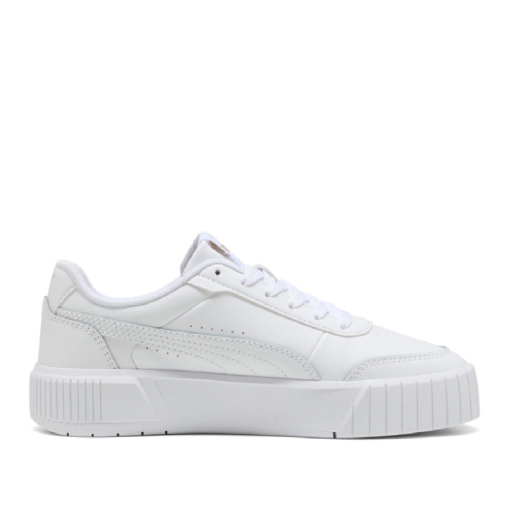 Zapatillas urban Puma carina mia blancas con detalles dorados mujer - Querol online