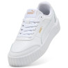 Zapatillas urban Puma carina mia blancas con detalles dorados mujer