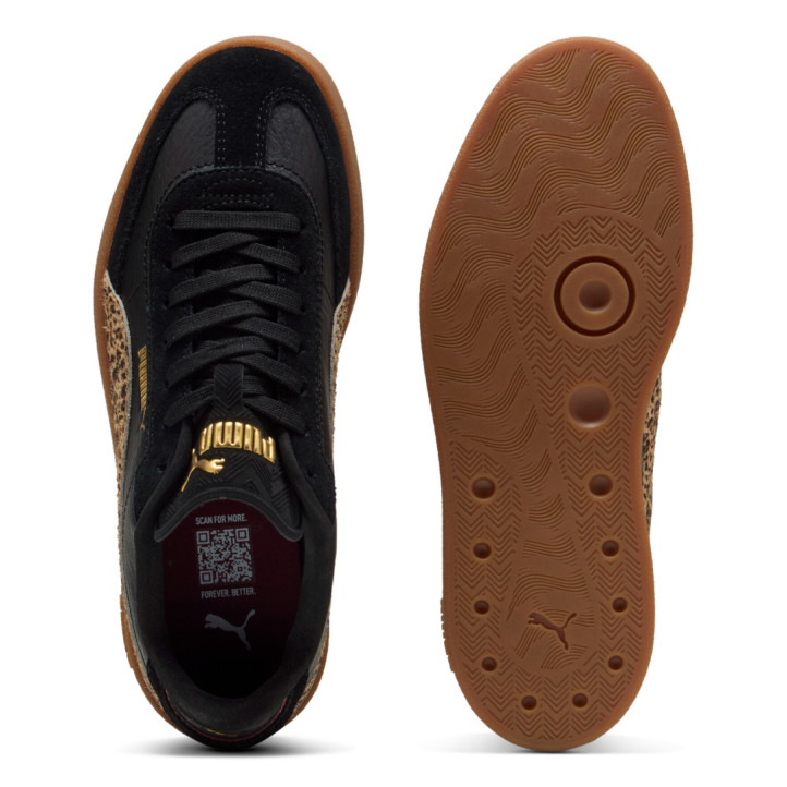 Zapatillas urban Puma club ii era animal flair negras con animal print mujer - Querol online