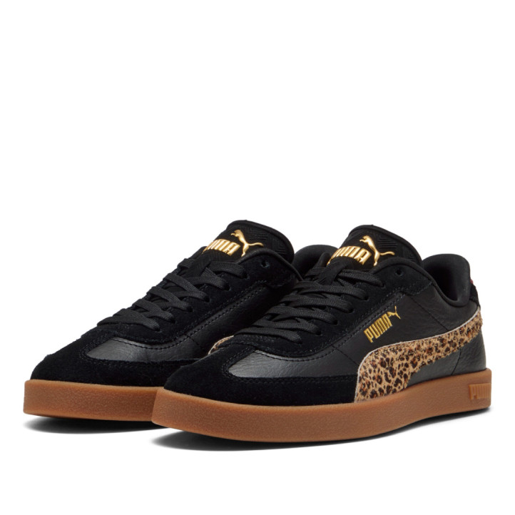 Zapatillas urban Puma club ii era animal flair negras con animal print mujer - Querol online