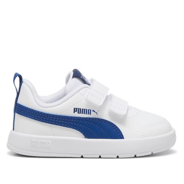 Zapatillas deporte Puma courtflex blancas y azules - Querol online