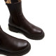 BOTINES DE PIEL MOKA CON ELÁSTICOS CAROL PORRONET - Querol online