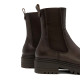 BOTINES DE PIEL MOKA CON ELÁSTICOS CAROL PORRONET - Querol online