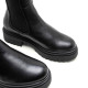 BOTINES DE PIEL NEGROS CON ELÁSTICOS CAROL PORRONET - Querol online