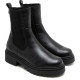 BOTINES DE PIEL NEGROS CON ELÁSTICOS CAROL PORRONET - Querol online