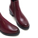 BOTINES DE PIEL BURDEOS CON ELÁSTICOS DAFNE PORRONET - Querol online