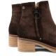 BOTINES DE PIEL MOKA CON CREMALLERA DIANA PORRONET - Querol online