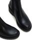 BOTINES DE PIEL CON CUÑA Y CREMALLERA NEGRO ELSA PORRONET - Querol online