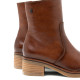 BOTINES DE PIEL CUERO CON CREMALLERA DENISE PORRONET - Querol online