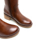 BOTINES DE PIEL CUERO CON CREMALLERA DENISE PORRONET - Querol online