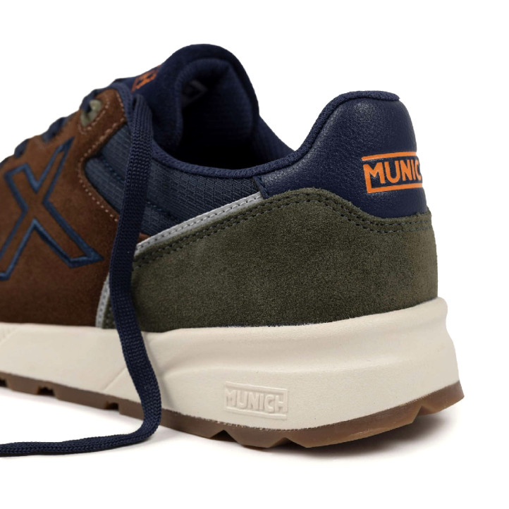 Sabatilles esportives Munich 1030 81 blaus, marrons i verdes - Querol online