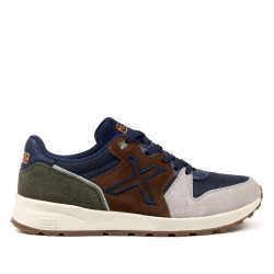 Zapatillas deportivas Munich 1030 81 azules, marrones y verdes