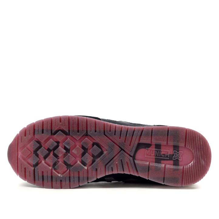 Zapatillas urban Munich dash wmn 266 negras y rosas - Querol online