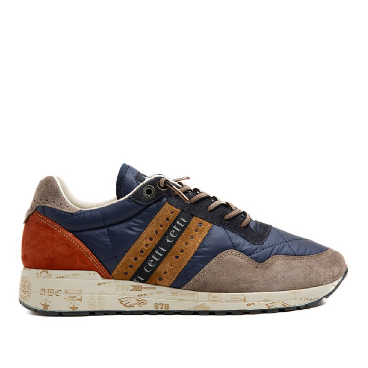 Zapatos sport Cetti ante navy con cordón elástico - Querol online